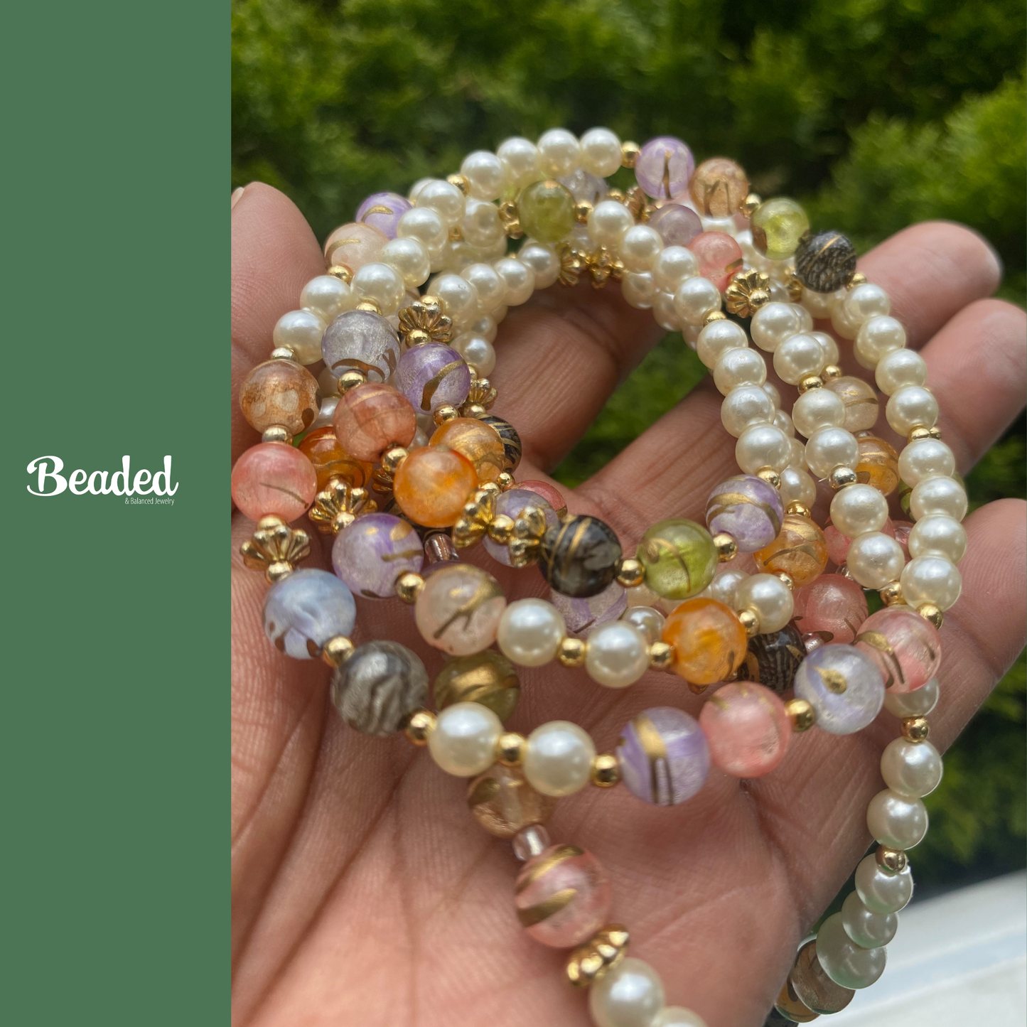 Reset – Spiritual Quartz Waist Bead for Renewal, Rest & Clarity | Repurposed Healing Jewelry