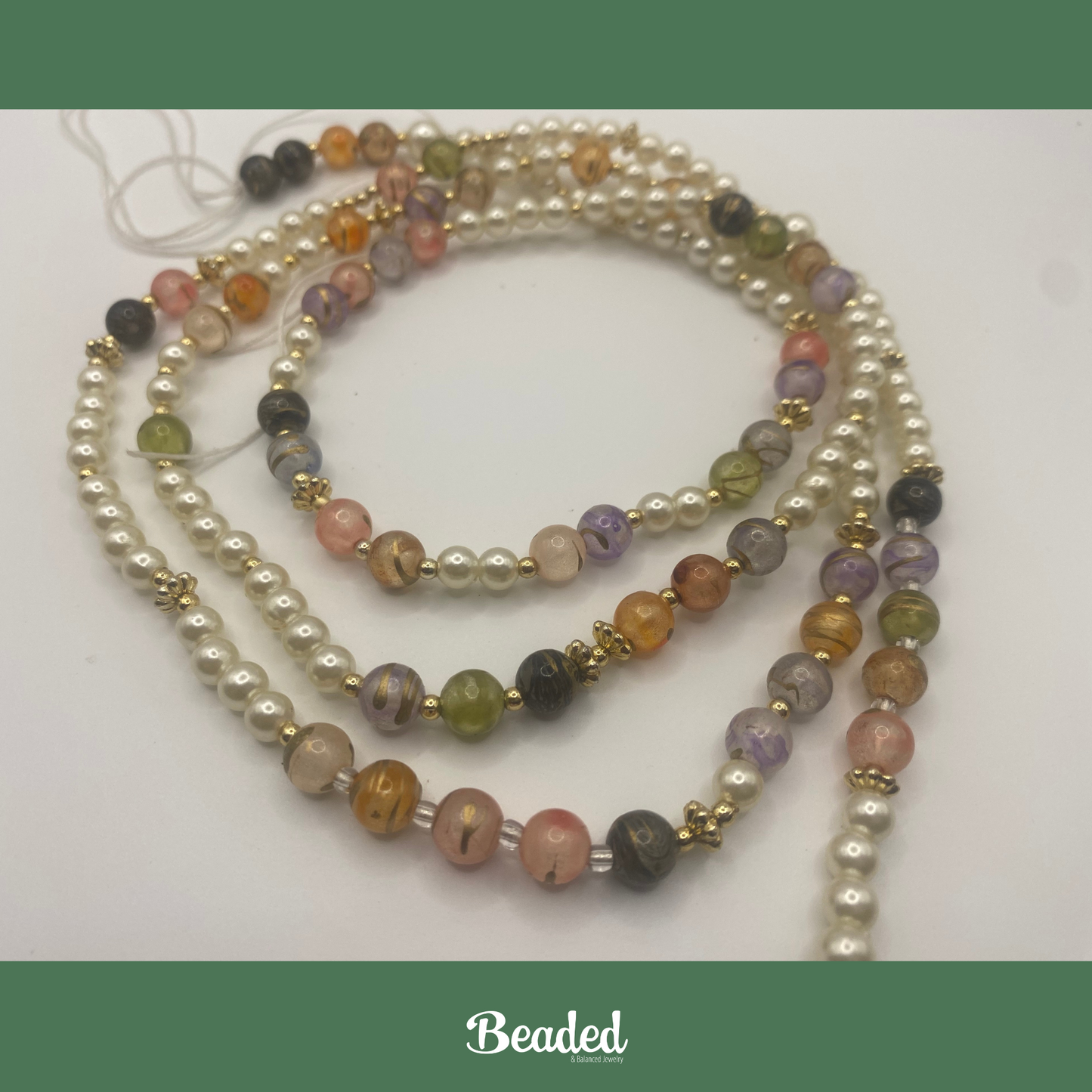 Reset – Spiritual Quartz Waist Bead for Renewal, Rest & Clarity | Repurposed Healing Jewelry
