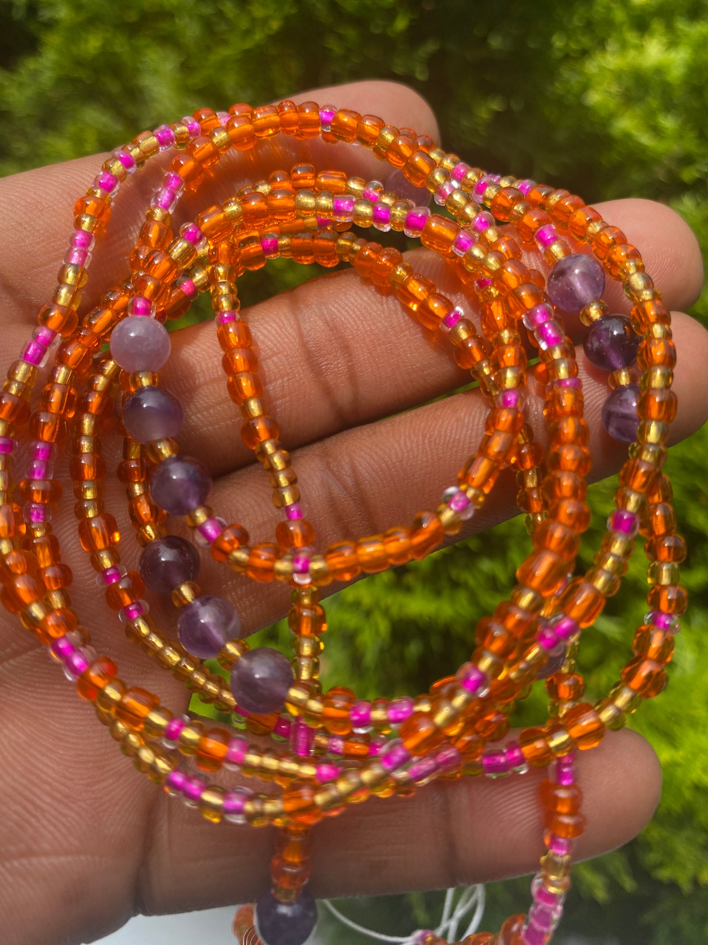 🎨 “Create to Heal” Waist Bead – Expression • Healing • Inner Light $
