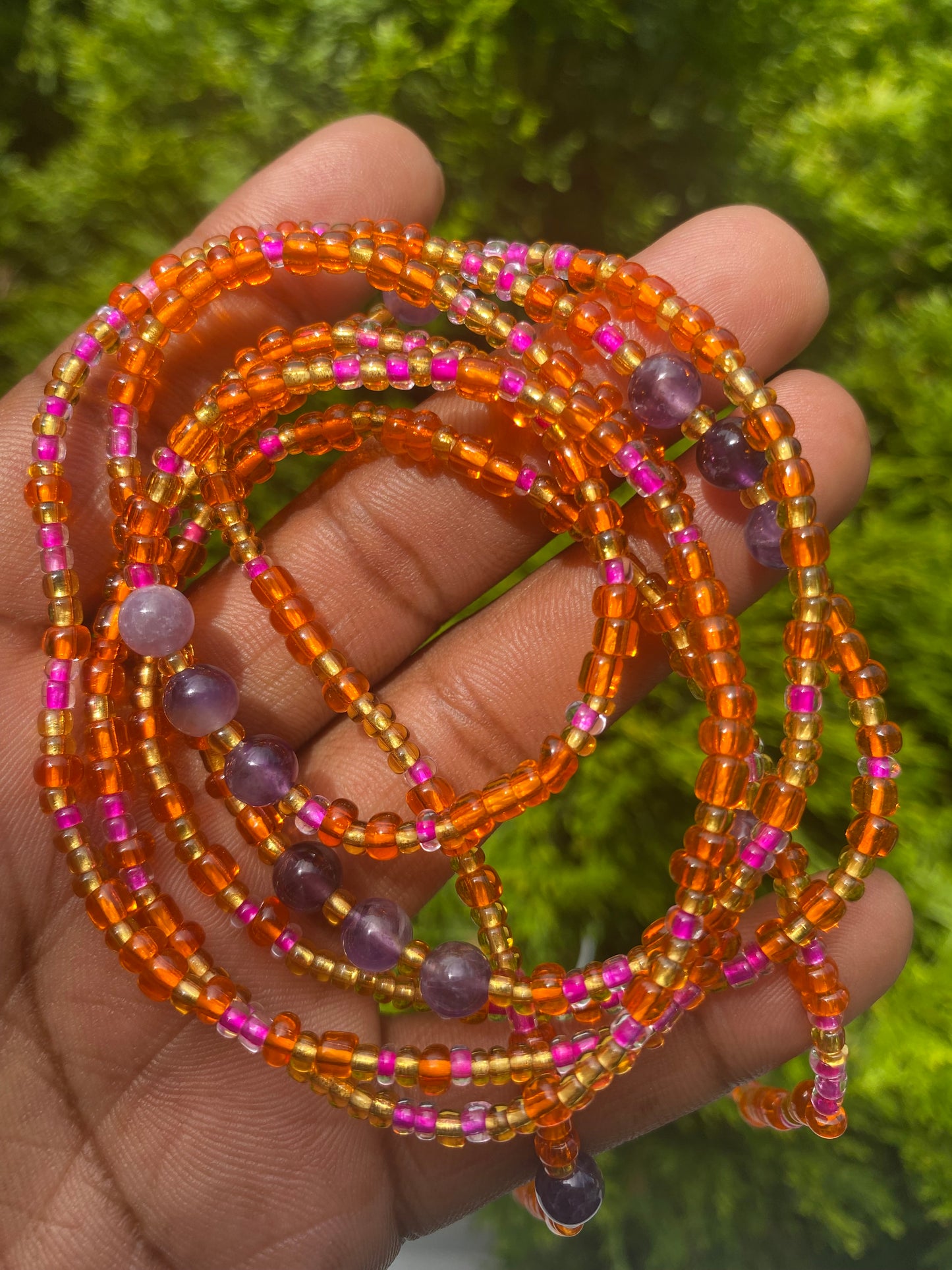 🎨 “Create to Heal” Waist Bead – Expression • Healing • Inner Light $
