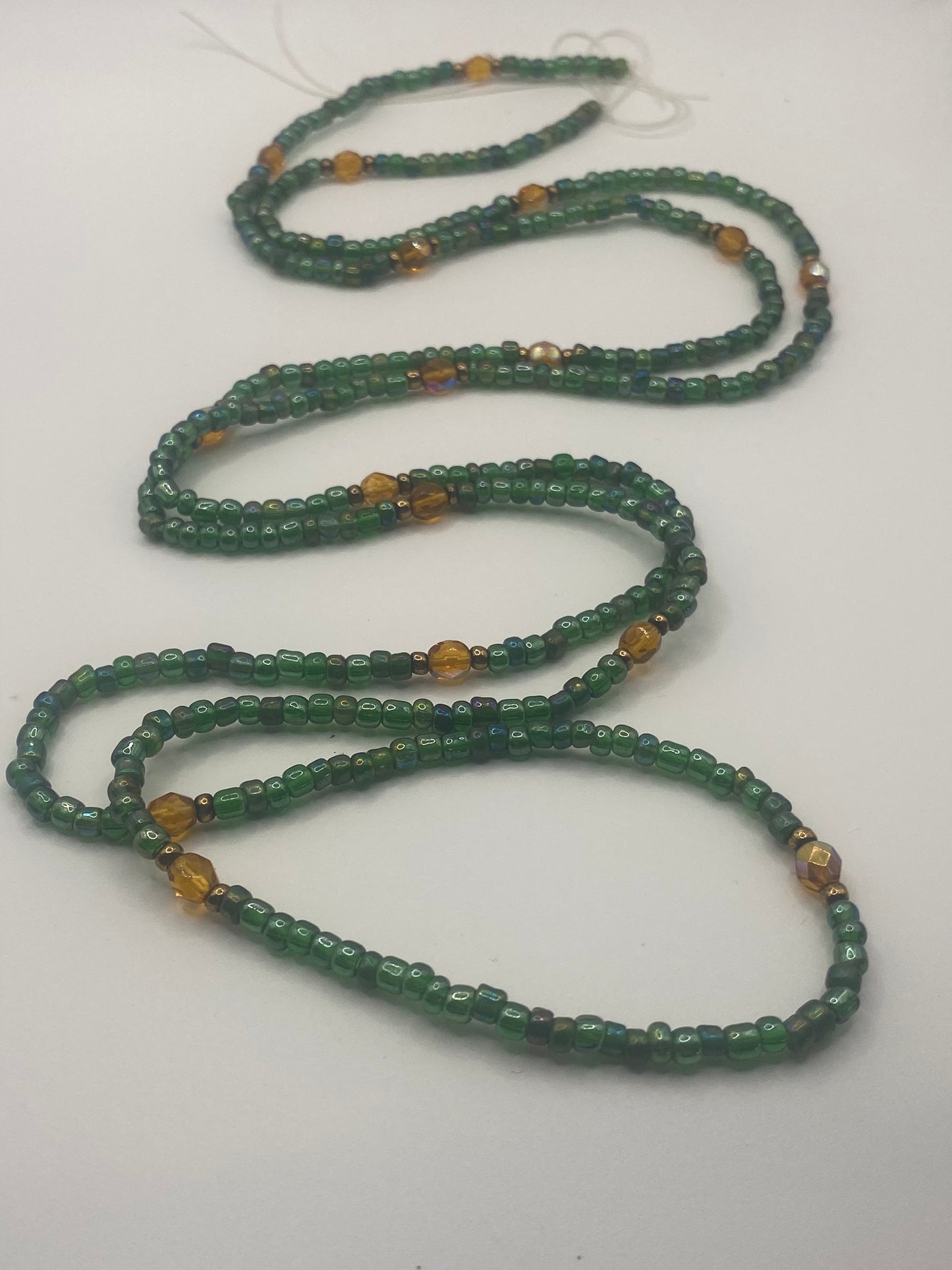God’s Favorite – Affirmation Waist Bead for Self-Love, Faith & Divine Favor | Repurposed Quartz Jewelry