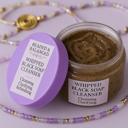 Whipped Black Soap Cleanser – Clarifying & Refreshing