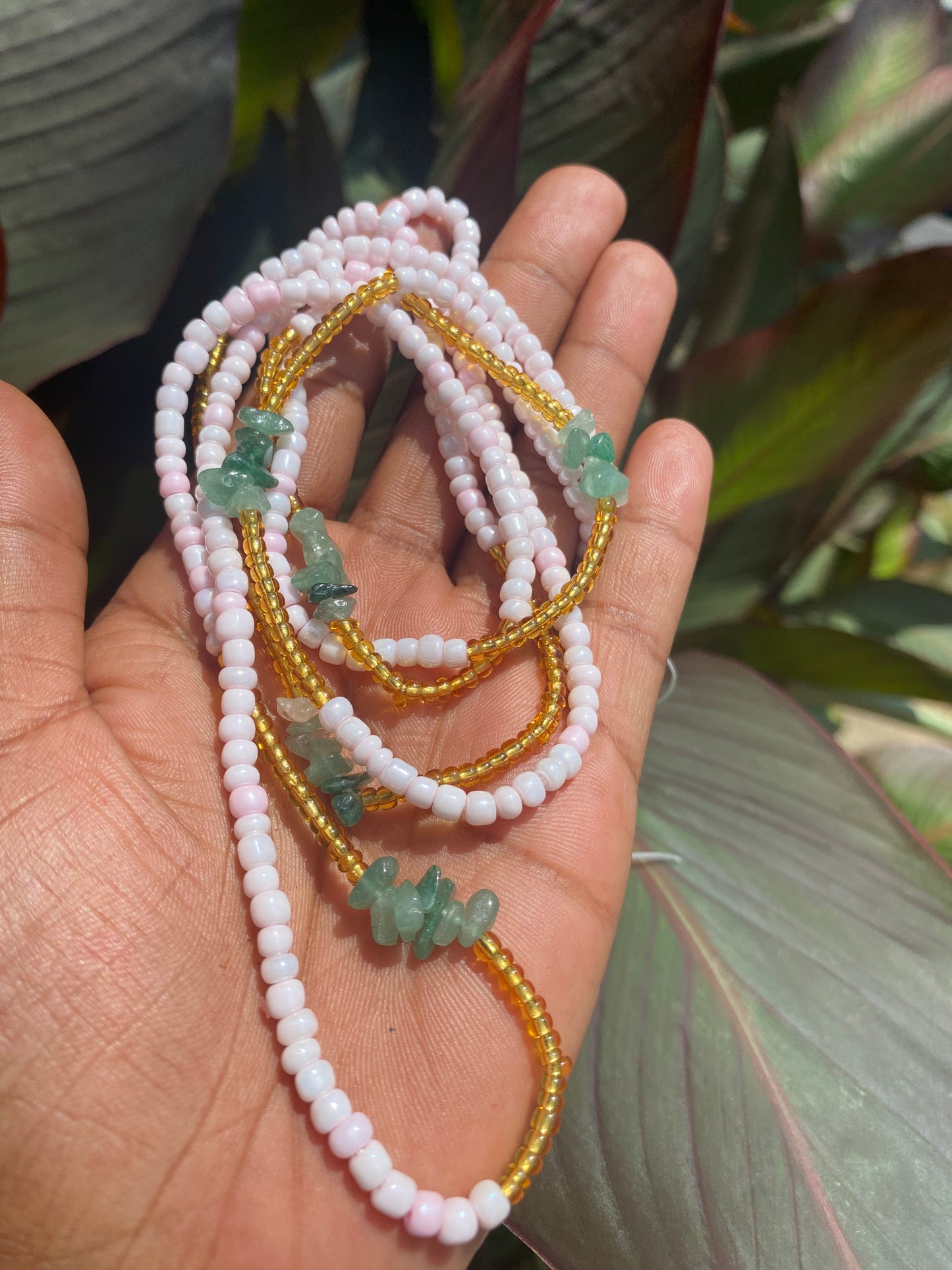 “Love Me Again” Aventurine Waist Bead