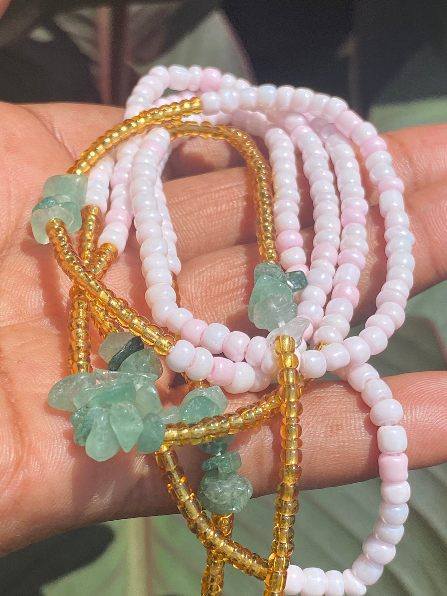 “Love Me Again” Aventurine Waist Bead