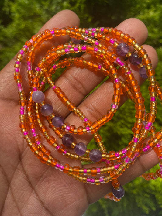 🎨 “Create to Heal” Waist Bead – Expression • Healing • Inner Light  $