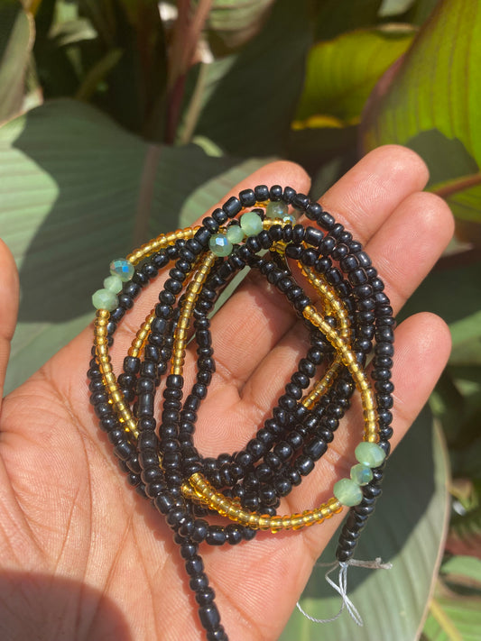 ✨ “Grounded in Gold” Waist Bead

 – Power • Protection • Abundance
