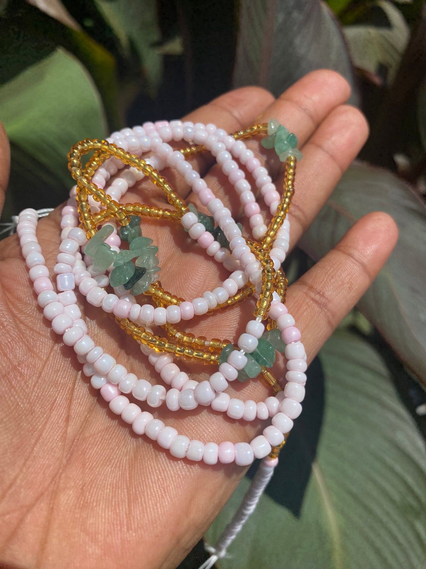 “Love Me Again” Aventurine Waist Bead
