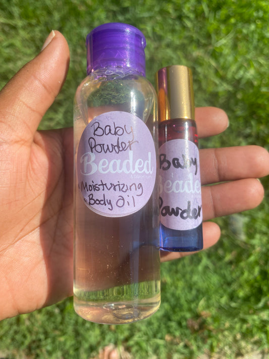 Baby Powder Body Oil Perfume Bundle